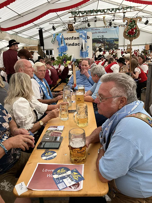 Löwenfanclub Windach Stammtisch mit Ottfried Fischer